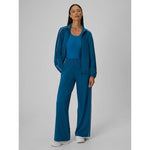Women's quick-drying wide-leg trousers 4F