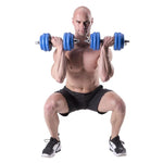 HMS SGG30 BAR 2-in-1 weight set (barbell and dumbbells) 30 kg póló 17-59-133