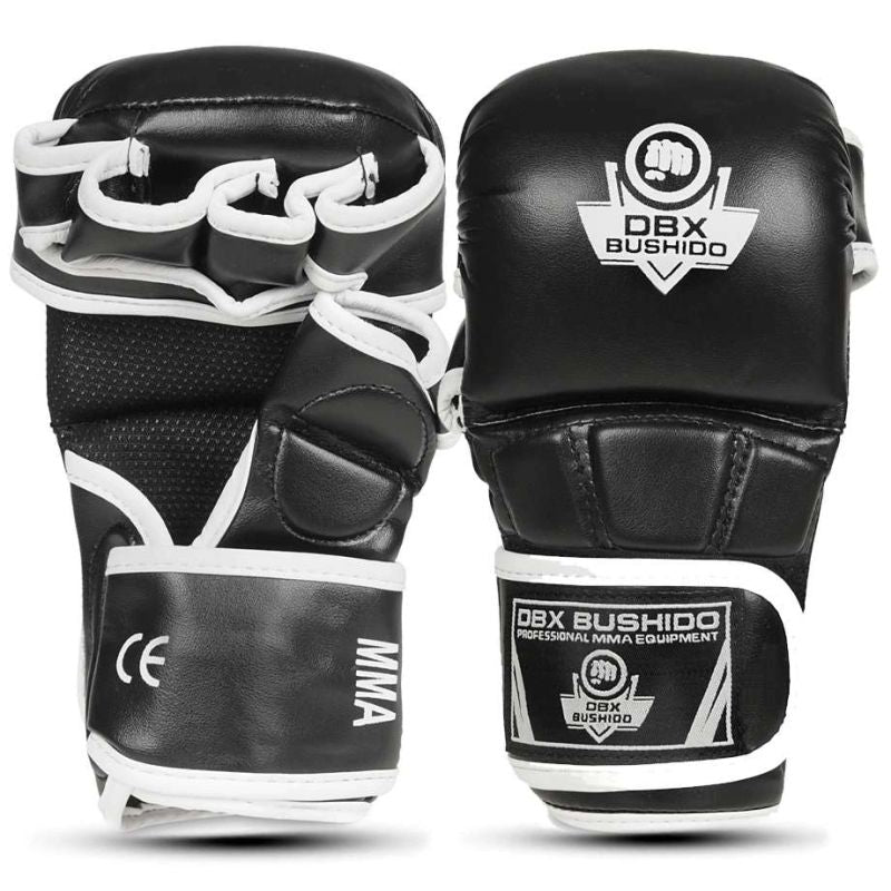 DBX Bushido MMAsparring gloves - Phantom White - Valor Series fehér kesztyű