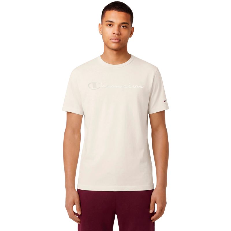 Champion SS Tee Cream 220273 YS084 bézs póló