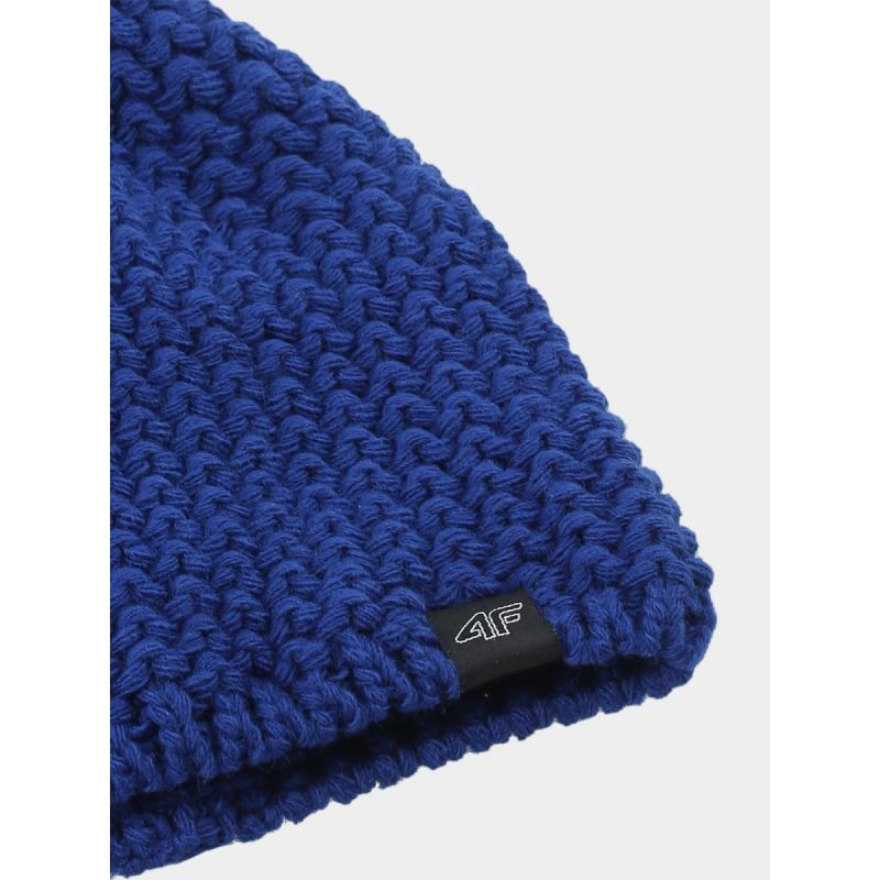 Men's winter hat with pompom 4F 4FWAW24ACAPM461-36S sapka