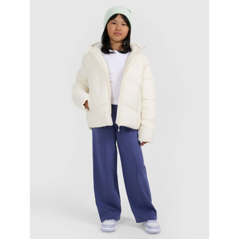 Girls' down with synthetic filling 4F 4FJRAW25TDJAF0825-10S kabát