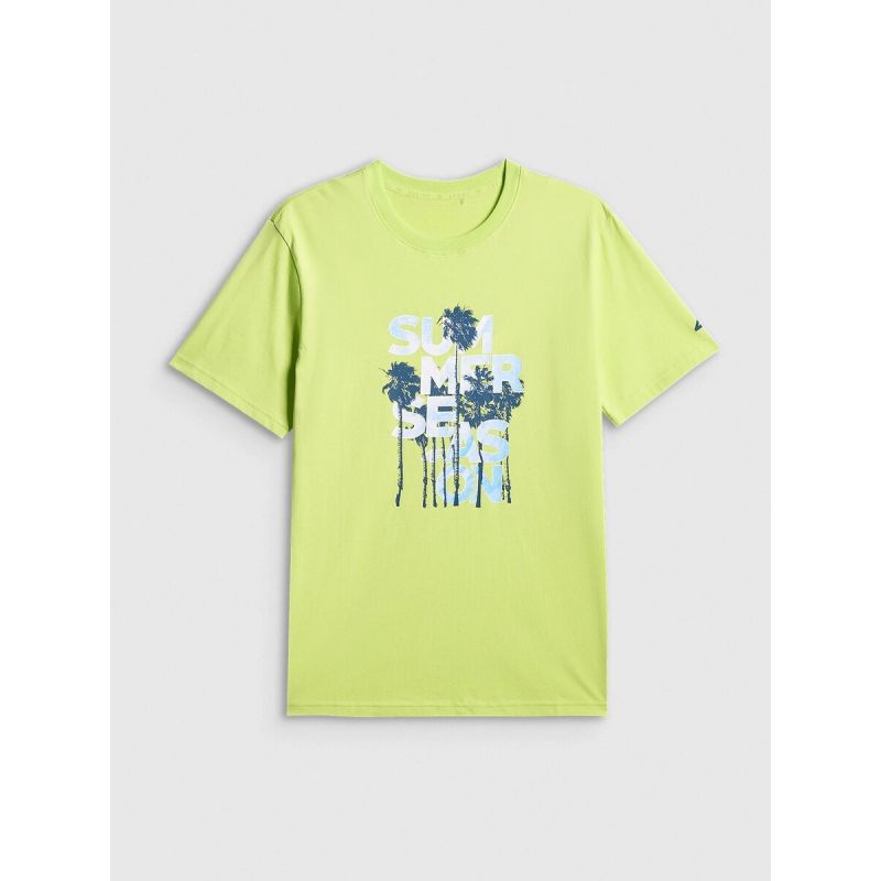 4F Men's oversized printed T-shirt 3xl póló