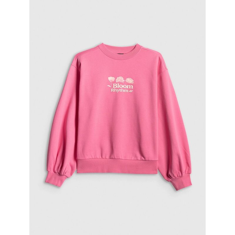 Women's loose sweatshirt without hood 4F