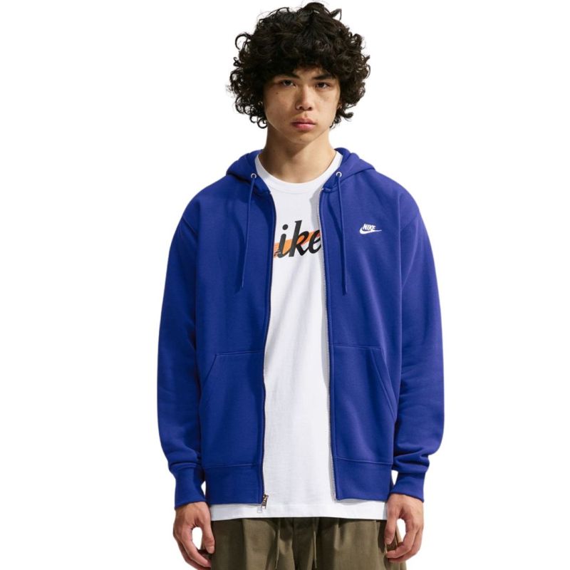 Nike Club BB FZ Hoodie Men's 455 kék kapucnis pulóver 161651L