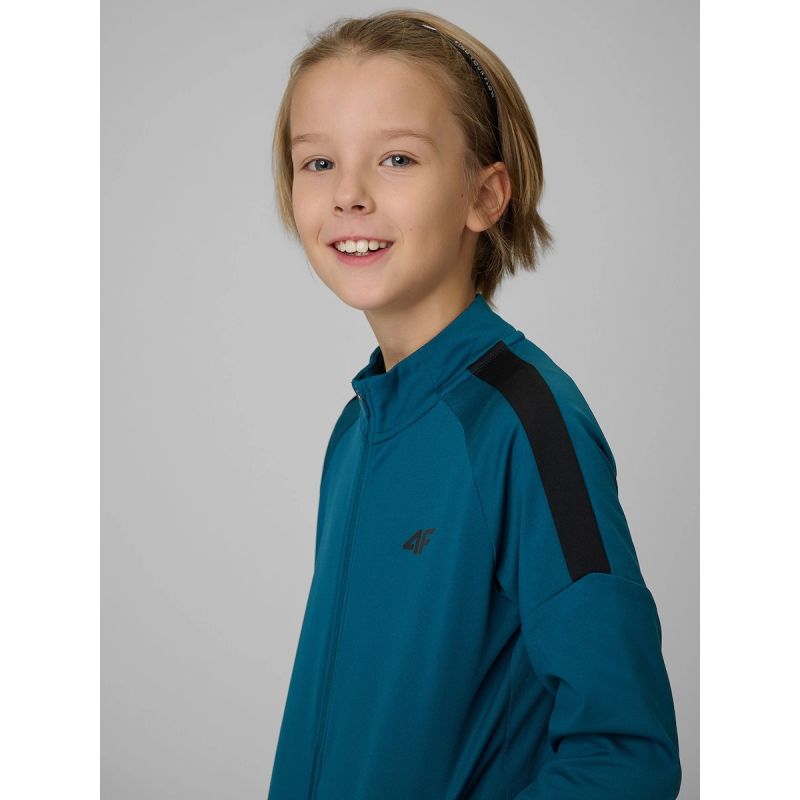Regular sports sweatshirt without hood for boys 4F