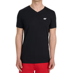 Men's T-shirt 4F M3339 deep 4FWMM00TTSHM3339 20S fekete póló