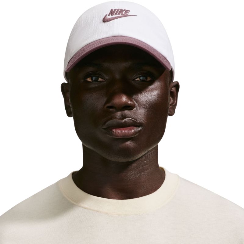 Nike Club Cap White and Purple