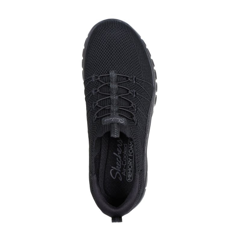 Skechers women's sneakers GACEFUL PICTURE PERFECT 100702 BBK fekete utcai cipő