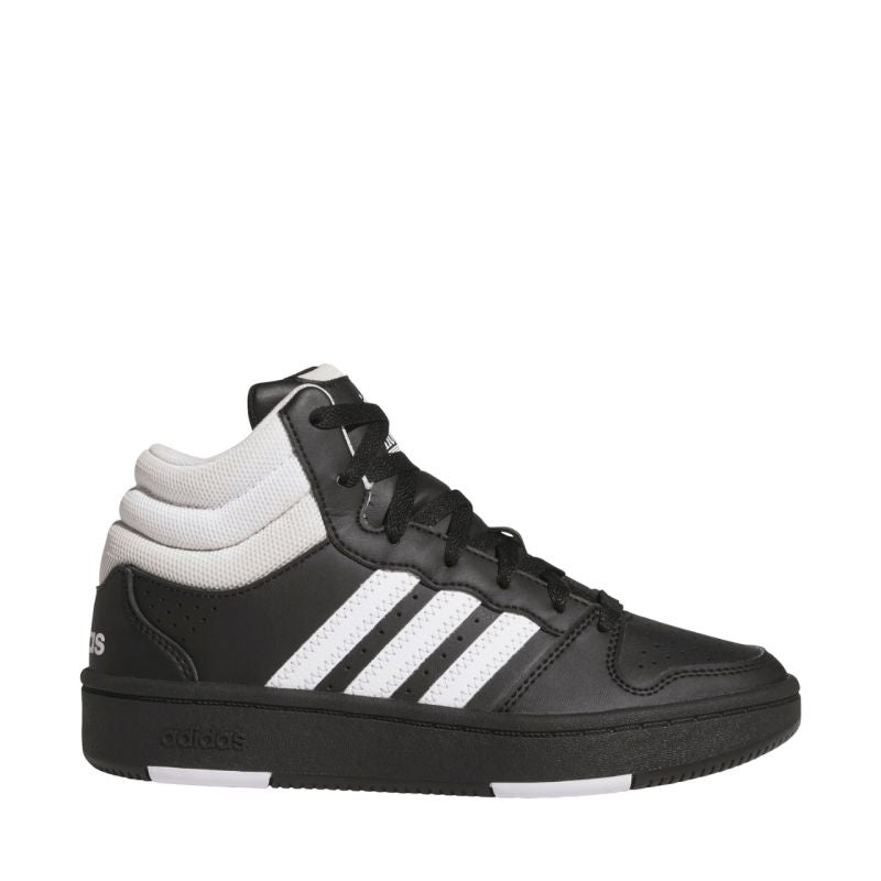 Adidas Hoops Mid Classic Black Kids fekete gyerek cipő KI1075