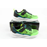 Skechers Meteor-Lights LED Children's Sports for Boys with Velcro utcai cipő 401490LC/LMBK
