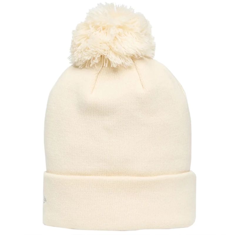 New Era Women’s Metallic Bobble Beanie New York Yankees Hat Beige bézs kötött sapka 60691357