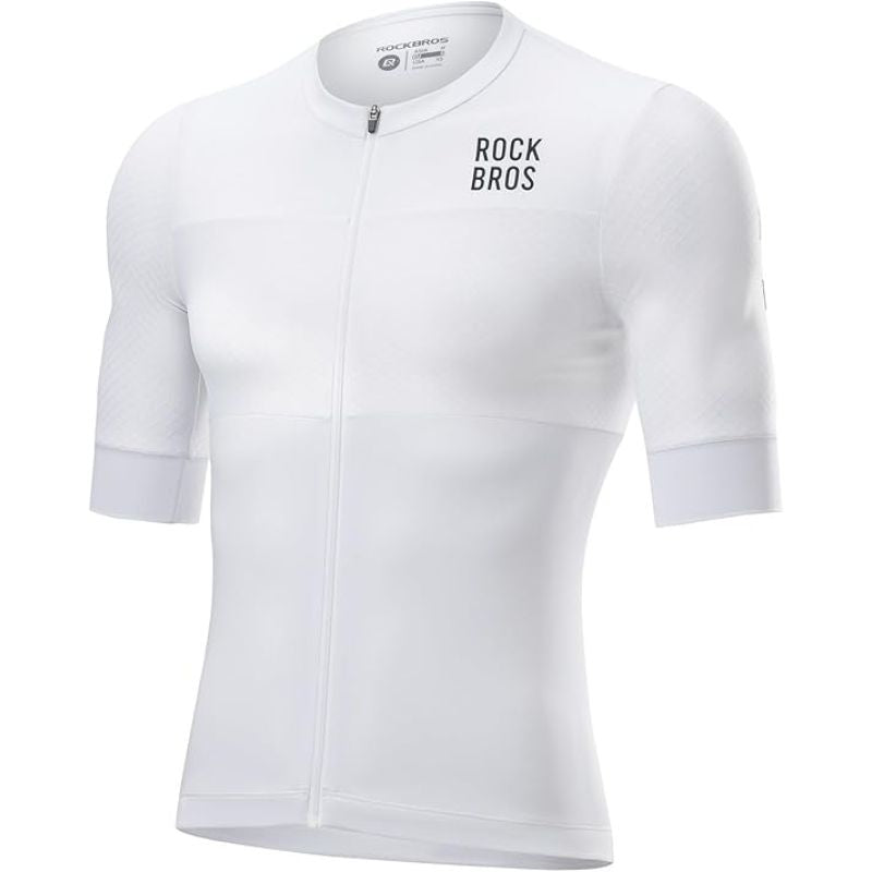 Rockbros Men's Cycling Jersey White 3D 2XL