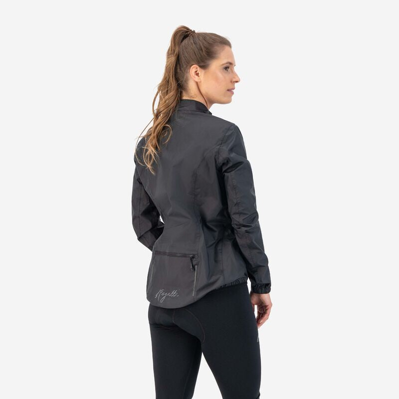 Rogelli CORE Women's Rain 2XL fekete dzseki