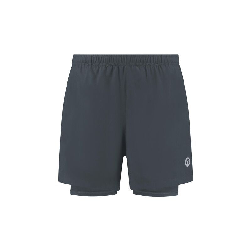 Rogelli ESSENTIAL 2in1 men's gray 2XL szürke short