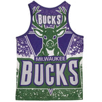 Mitchell & Ness NBA Milwaukee Bucks Men's Sleeveless Tank Top 4xl atléta