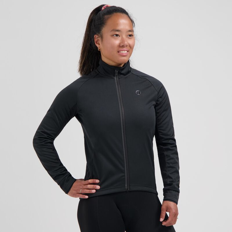 Rogelli ESSENTIAL II women's fekete dzseki