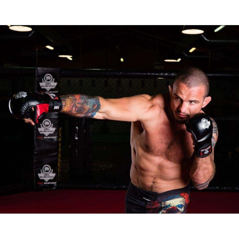 DBX Bushido MMAsparring gloves S/M - Phantom Red - Valor Series l/xl kesztyű