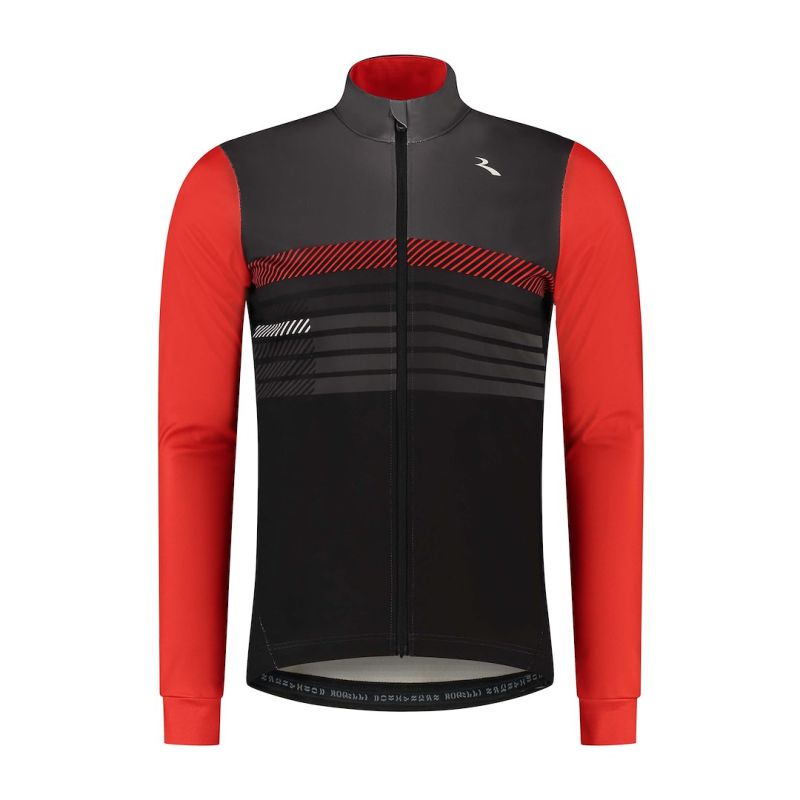 Rogelli STRYDE winter jacket piros kötött sapka SIRC1100006.600.M