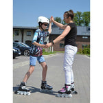 Enero Pro Led Roller Skates 4in1 38-41 Pink-Gray szürke skates, roller skates