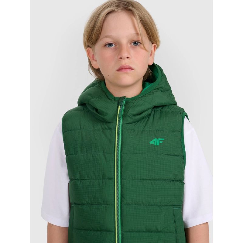 4f Boy's down vest with synthetic filling 4FJRAW25TVJAM324-41S Kiegészítő