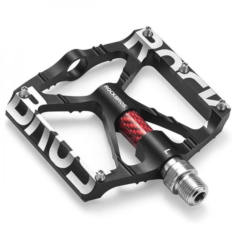 Rockbros 37213071001 Aluminum Alloy Bicycle Pedal Set - Black fekete sets