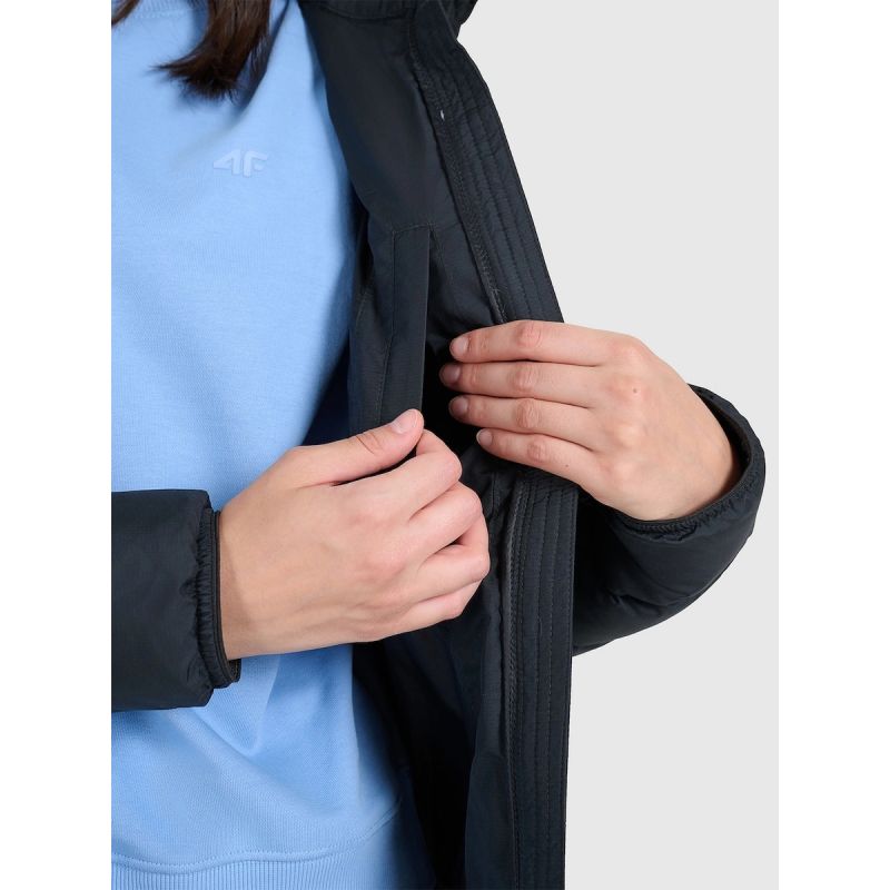 Women's down with natural filling 4F 4FRAW25TDJAF0800-20S kabát