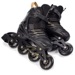 Meteor L 38-43 Buzzy Roller Skates Black/Gold