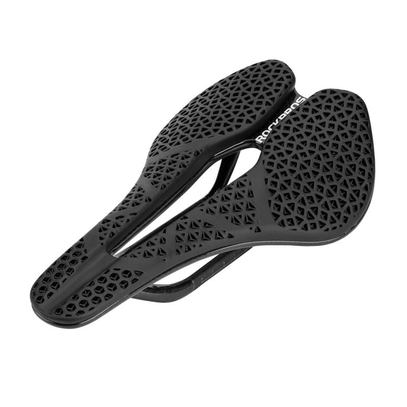 Rockbros Anatomical 3D Waterproof Bicycle Saddle - Black