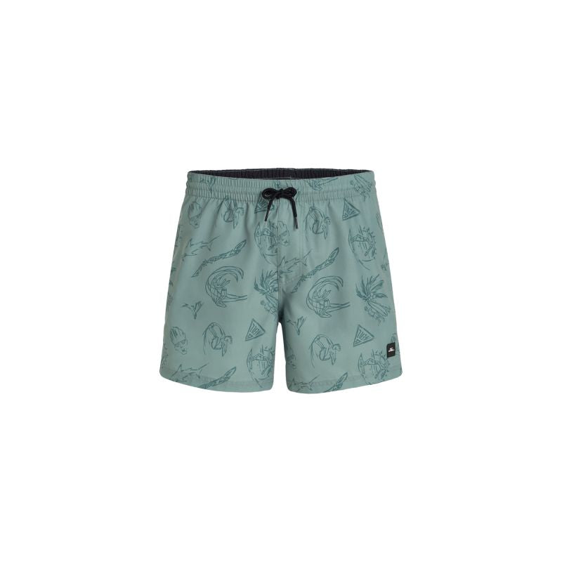 O'Neill Mix&Match Cali Print 15'' Swim zöld shorts, swimming shorts
