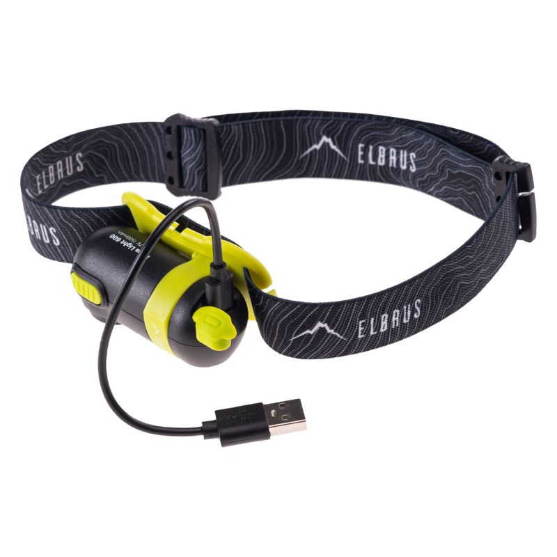 Elbrus Headlamp Nova Light sárga tourist equipment, headlamps