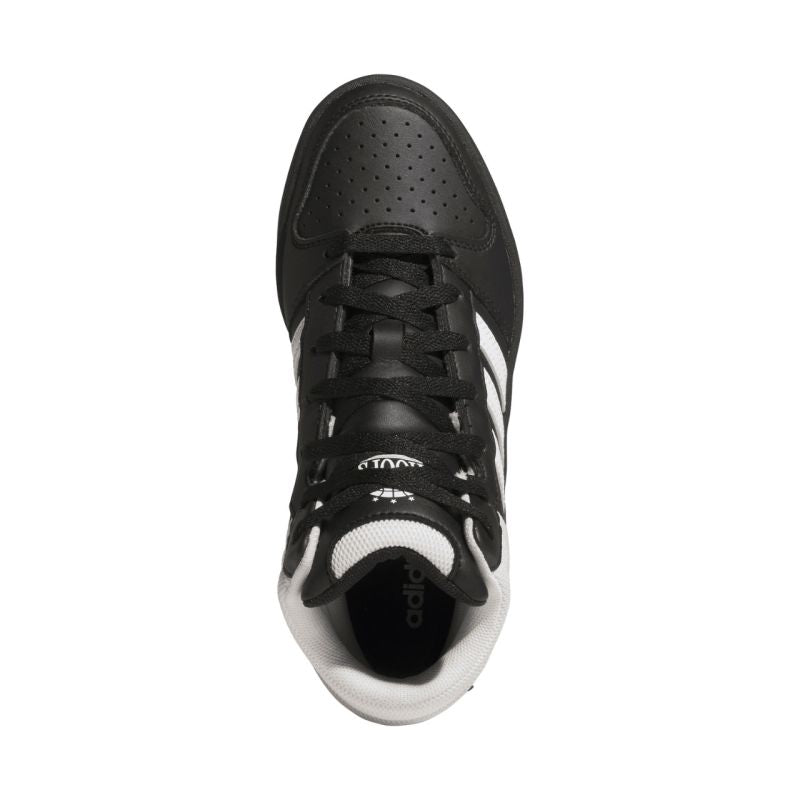 Adidas Hoops Mid Classic Black Kids fekete gyerek cipő KI1075