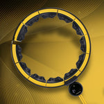 HMS Hhm21 Hula Hop Black/ With Magnets, Tpe Protection And Weight + Counter sárga edzéssegítő 17-44-598