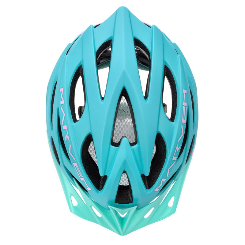 Meteor Marven pink/mint bicycle helmet rózsaszín sisak 24739-24740