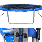 Enero Foldable Garden Tramppoline With Inner Net 12ft 366cm fekete furniture