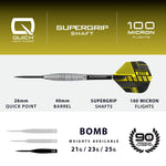 Harrows NX-90 Bomb QP 90% Steeltip Darts kiegészítő NX-90BombQP
