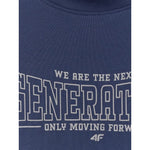 Loose longsleeve with print for boys 4F