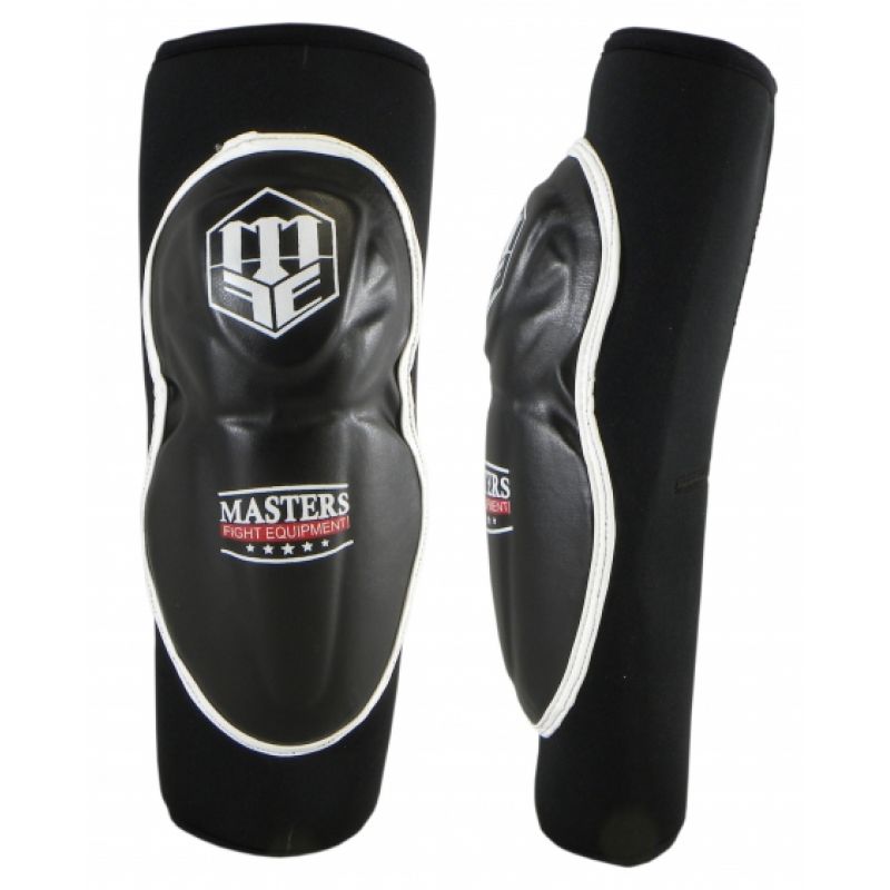 MASTERS FIGHT EQUIPMENT OSŁ-N elbow protectors, neoprene, black fekete védőfelszerelés 081123-01M
