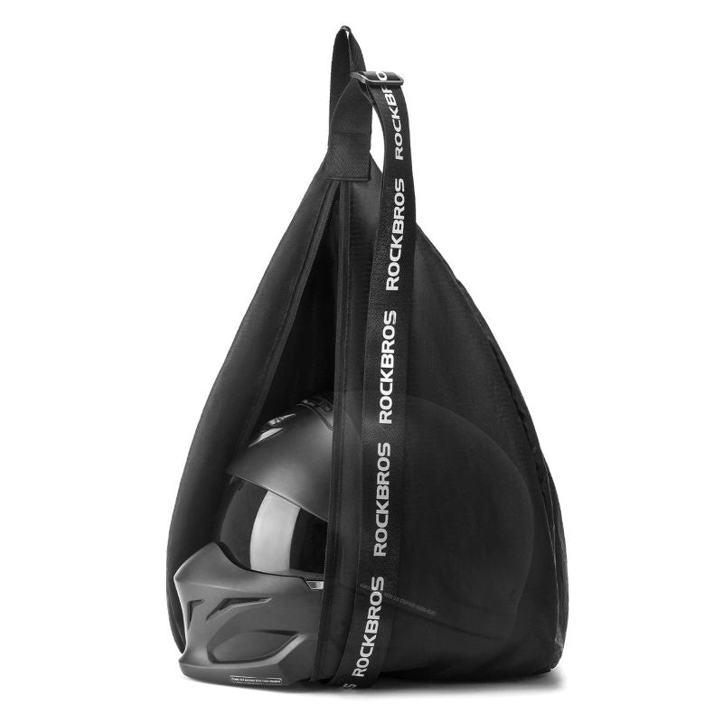 Rockbros H34 Backpack with Helmet Holder - Black fekete hátizsák