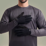 Rogelli MTB ADVNTR GEL gloves black fekete kesztyű