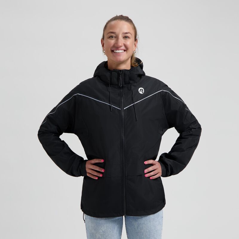 Rogelli ESSENTIAL rain 2XL fekete dzseki