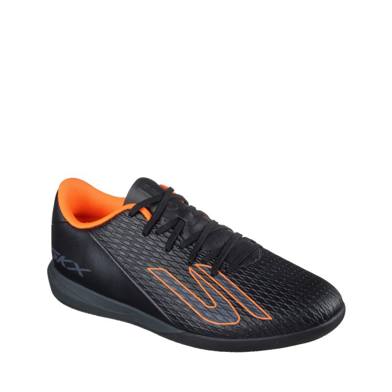 Skechers Club IC Football Boots Black and Orange 252136 BKOR narancssárga utcai cipő
