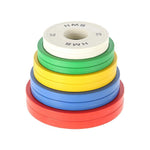 HMS Bumper Olympic Plate Set 2x (0.5kg, 1kg, 1.5kg, 2kg, 2.5kg) CBRS Set póló 17-61-097