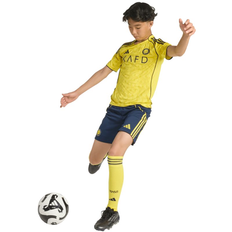 Adidas Al Nassr FC 2025/2026 Home Jersey for Kids, Yellow sárga gyerek póló JN7981