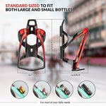 Rockbros bottle cage model FK338 black fekete water bottles, training equipment