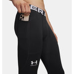 Under Armour ColdGear Compression Men's Black Elastane, Polyester fekete aláöltözet 194447