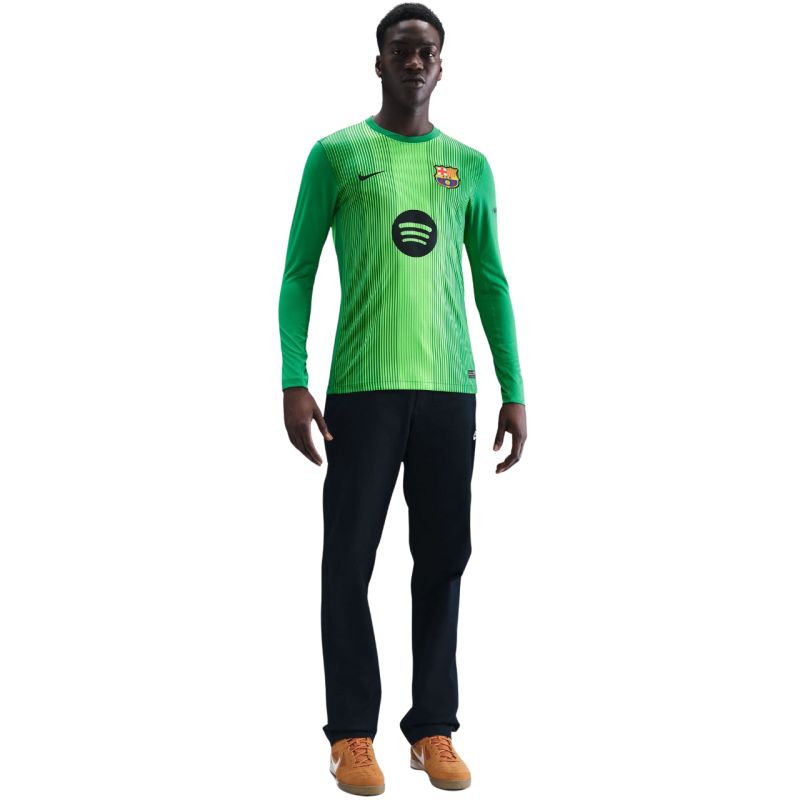 Nike FC Barcelona 2025/26 Stadium Goalkeeper Men's Jersey Green
