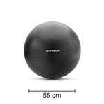 Meteor Fitness 55 cm Black uniw futball labda 17877