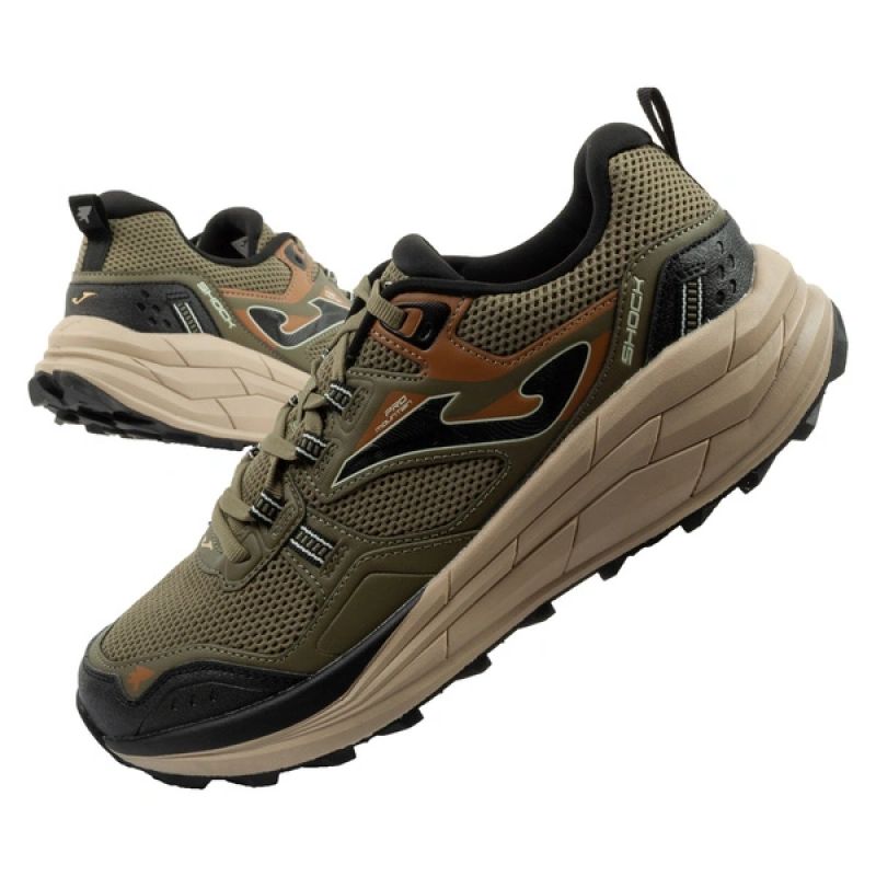 Joma Shock men's trekking shoes, sporty, trail, durable, khaki nadrág