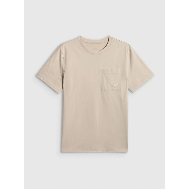 4F Men's regular plain T-shirt póló